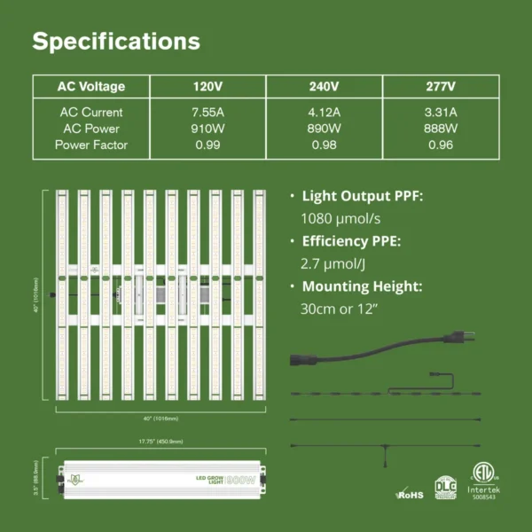 FloraFlex LED Light - 900W - Image 4