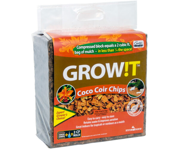 GROW!T Coco Coir Chips, Block - Image 2