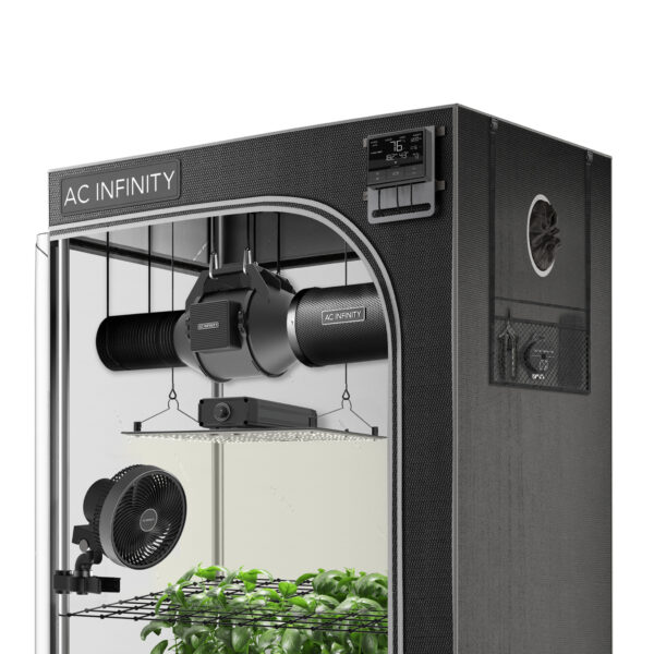 Advance Grow Tent System Compact 2x2, 1-Plant Kit, WiFi-Integrated Controls, Full Spectrum LM301H LED Grow Light