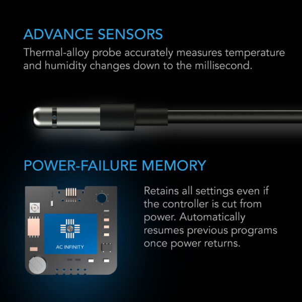 CONTROLLER 69, Independent Programs for Four Devices, Dynamic Temperature, Humidity, Scheduling, Cycles, Levels Control, Data App, Bluetooth - Image 4