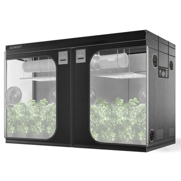 CLOUDLAB 811, Advance Grow Tent 10x10, Thickest 1 In. Poles, Highest Density 2000D Diamond Mylar Canvas, 120" x 120" x 80"