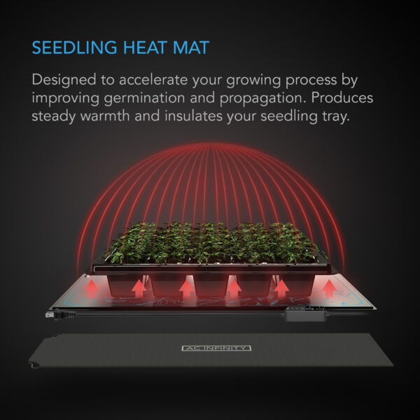 SUNCORE H7, Seedling Heat Mat with Heat Controller, IP-67 Waterproof, 48" x 20.75" - Image 2