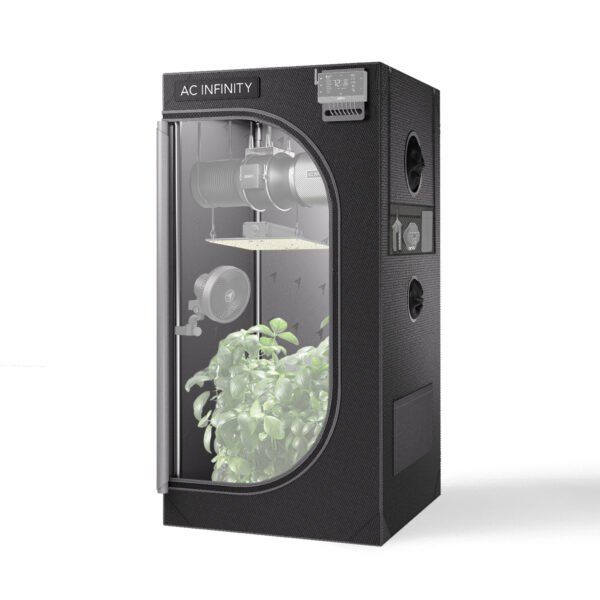 CLOUDLAB 422, Advance Grow Tent 2x2, Thickest 1 In. Poles, Highest Density 2000D Diamond Mylar Canvas, 24" x 24" x 48"