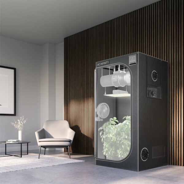 CLOUDLAB 422, Advance Grow Tent 2x2, Thickest 1 In. Poles, Highest Density 2000D Diamond Mylar Canvas, 24" x 24" x 48" - Image 7